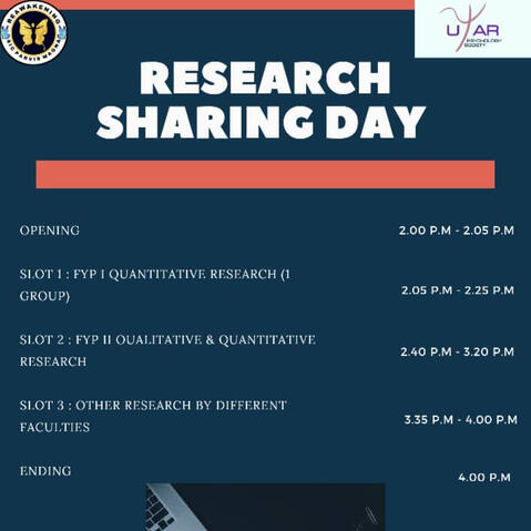 Research Sharing (fyp showcase)poster